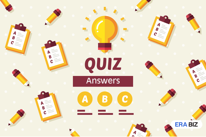 Quiz Answers, Era Biz Solutions, Products and Services, software development